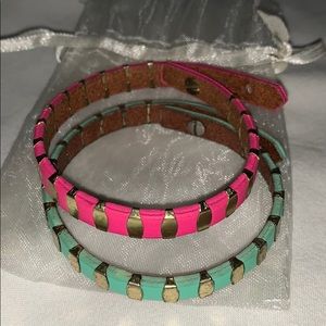 NEW! AEO leather bracelets-